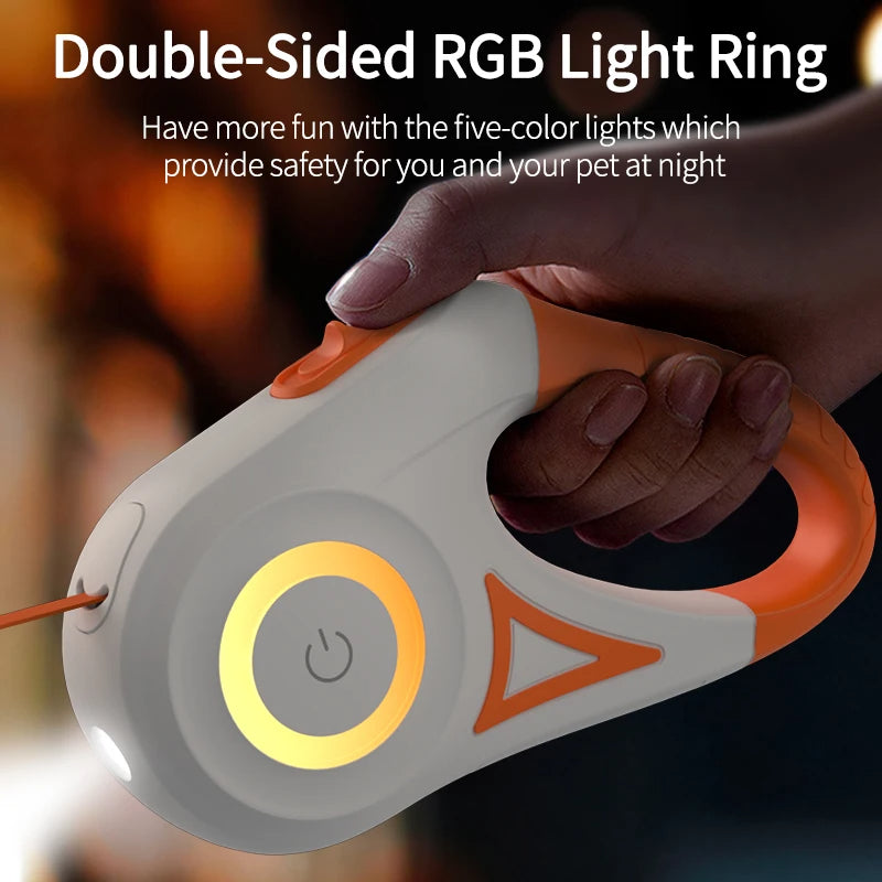 Automatic Luminous Dog Leash