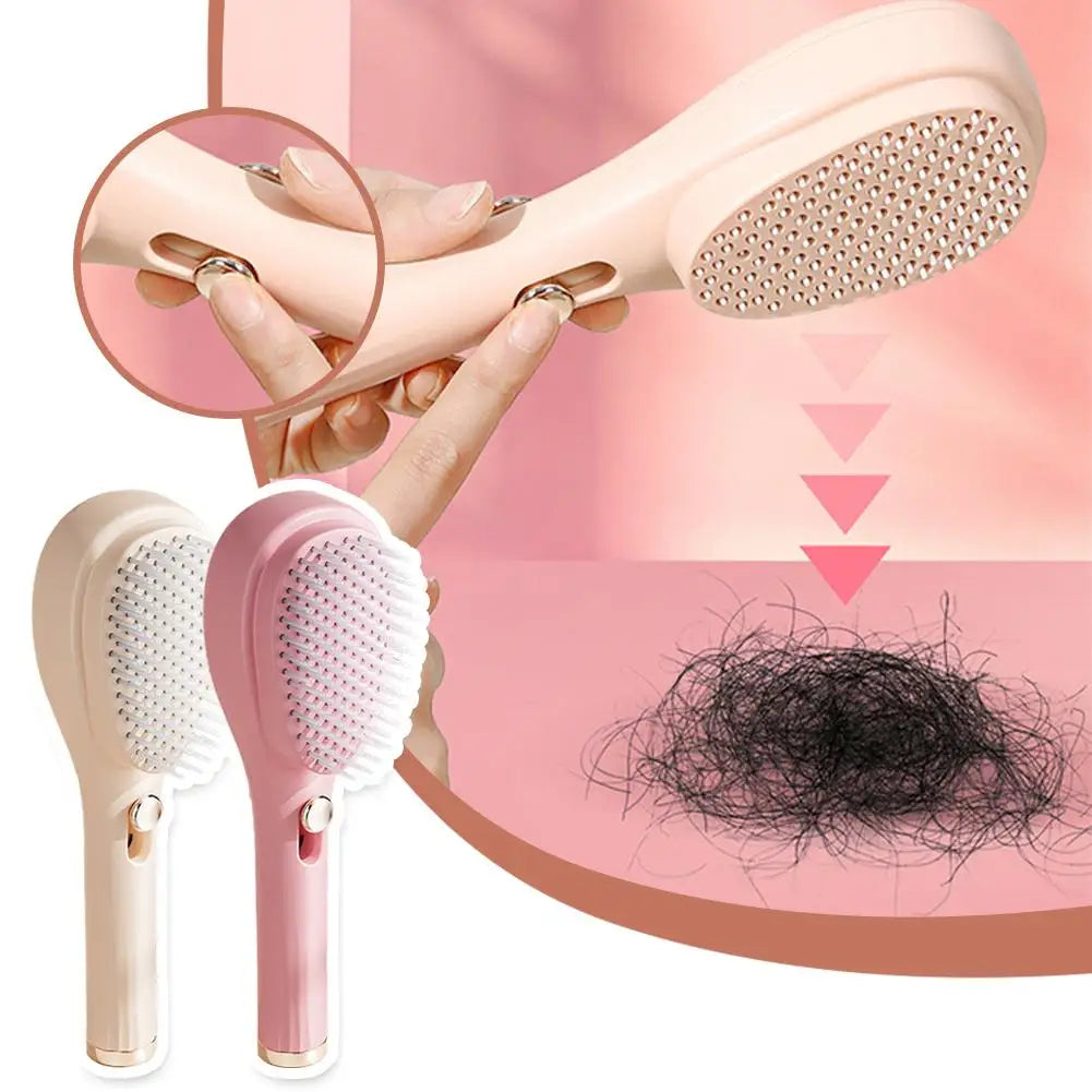 💆‍♀️ Telescopic Massage Brush with Automatic Cleaning