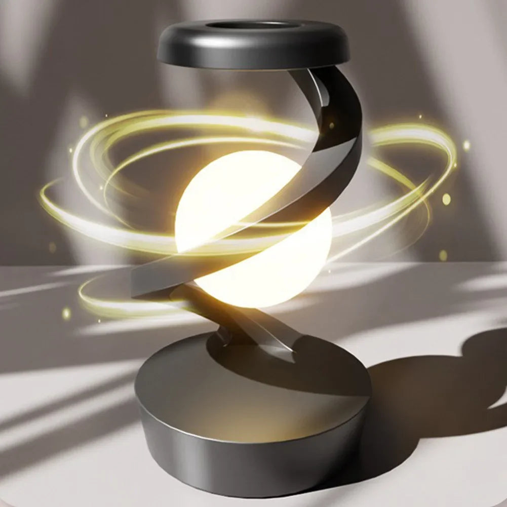 🌙 Floating Sphere Lamp with Wireless Charger