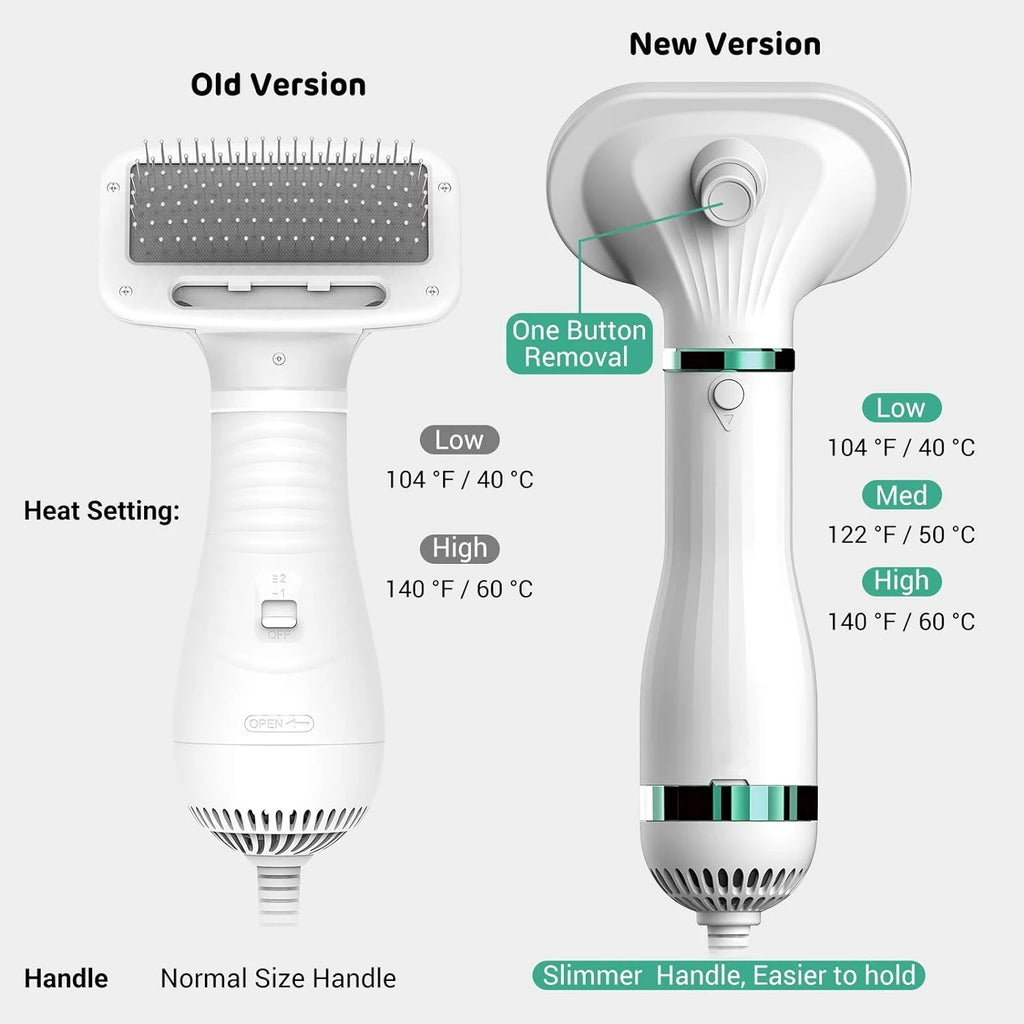 Electric Brush for Quick Drying of Dogs and Cats