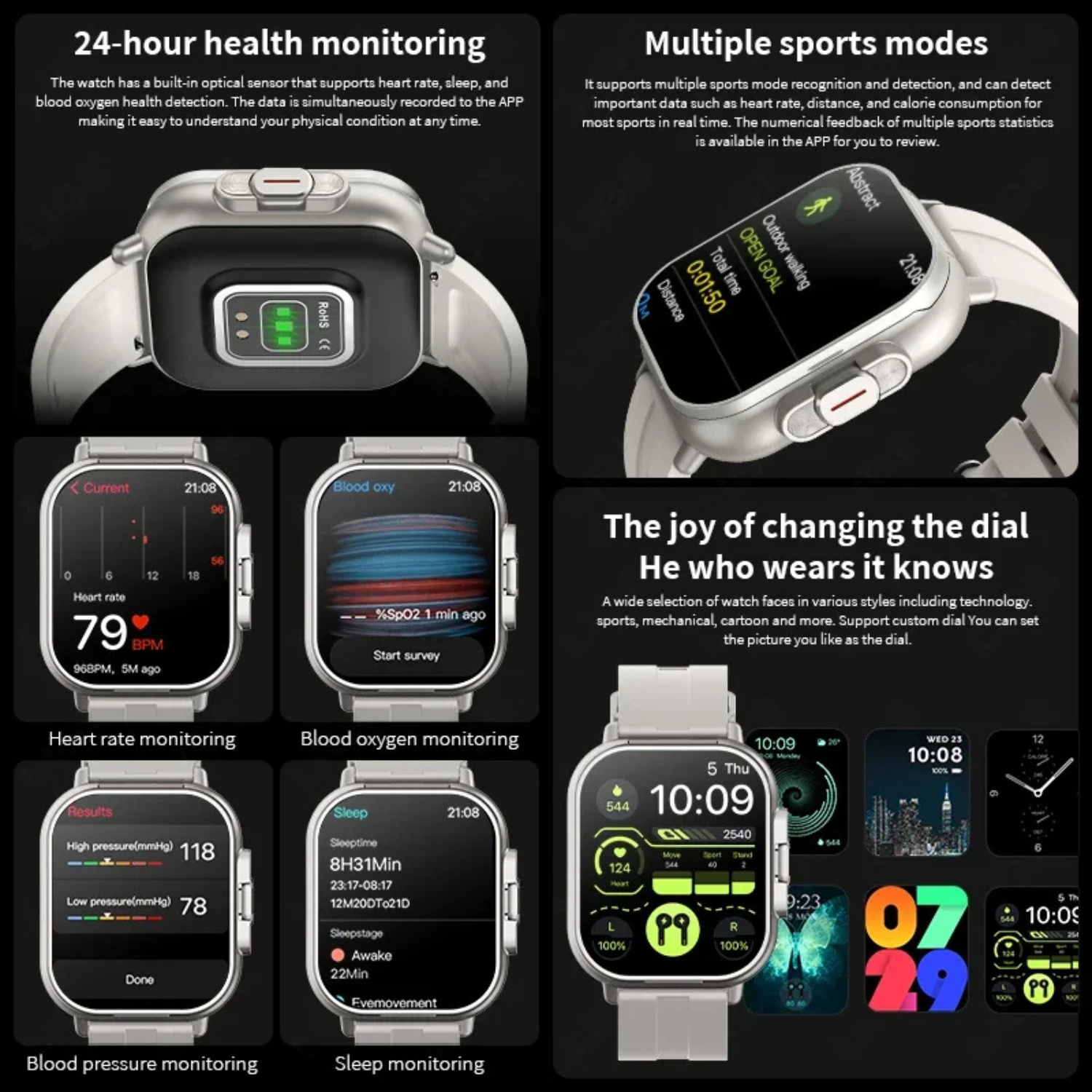 Smartwatch with Built-in Headphones