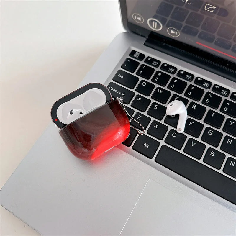 Glow-in-the-dark AirPods Case with Liquid Sand