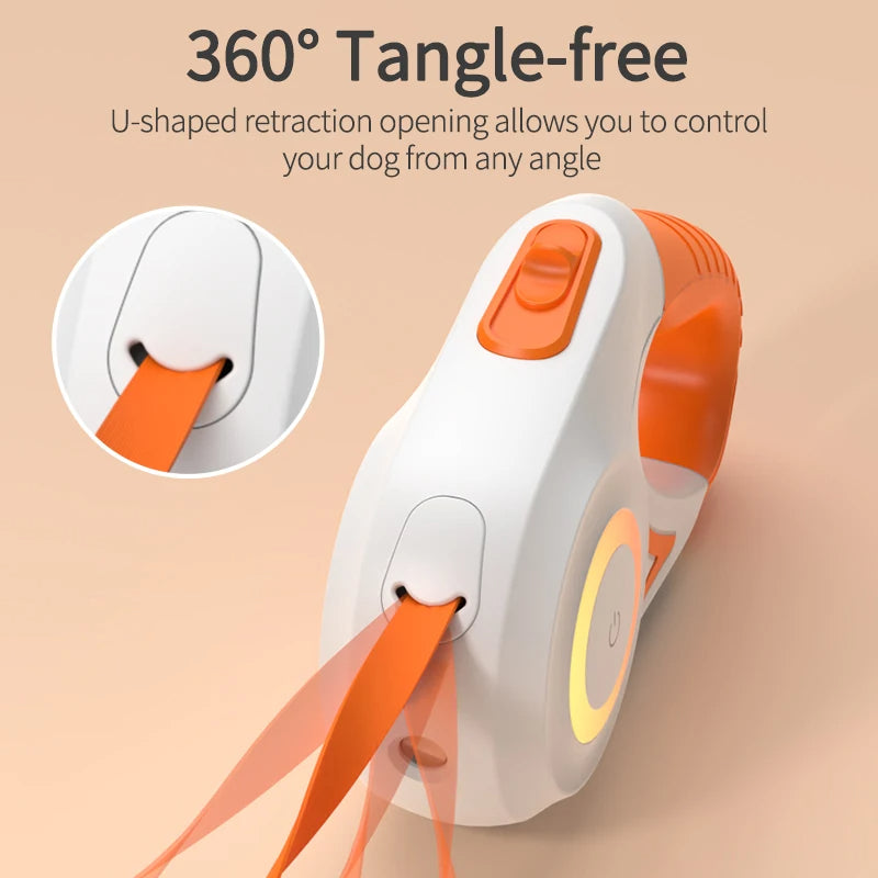 Automatic Luminous Dog Leash