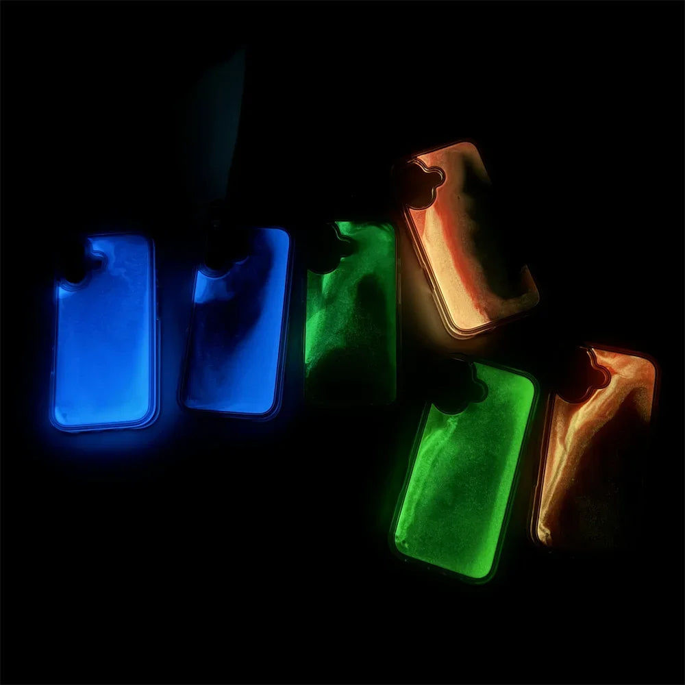 ✨ Custodia Luminosa con Effetto Sabbia Fluida