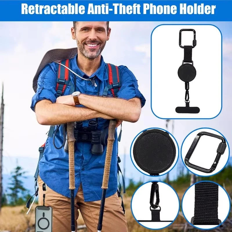 Extendable Anti-Theft Strap for Smartphones