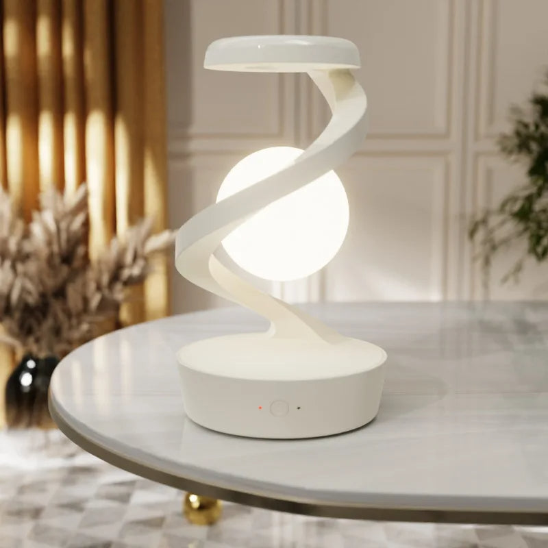 🌙 Floating Sphere Lamp with Wireless Charger