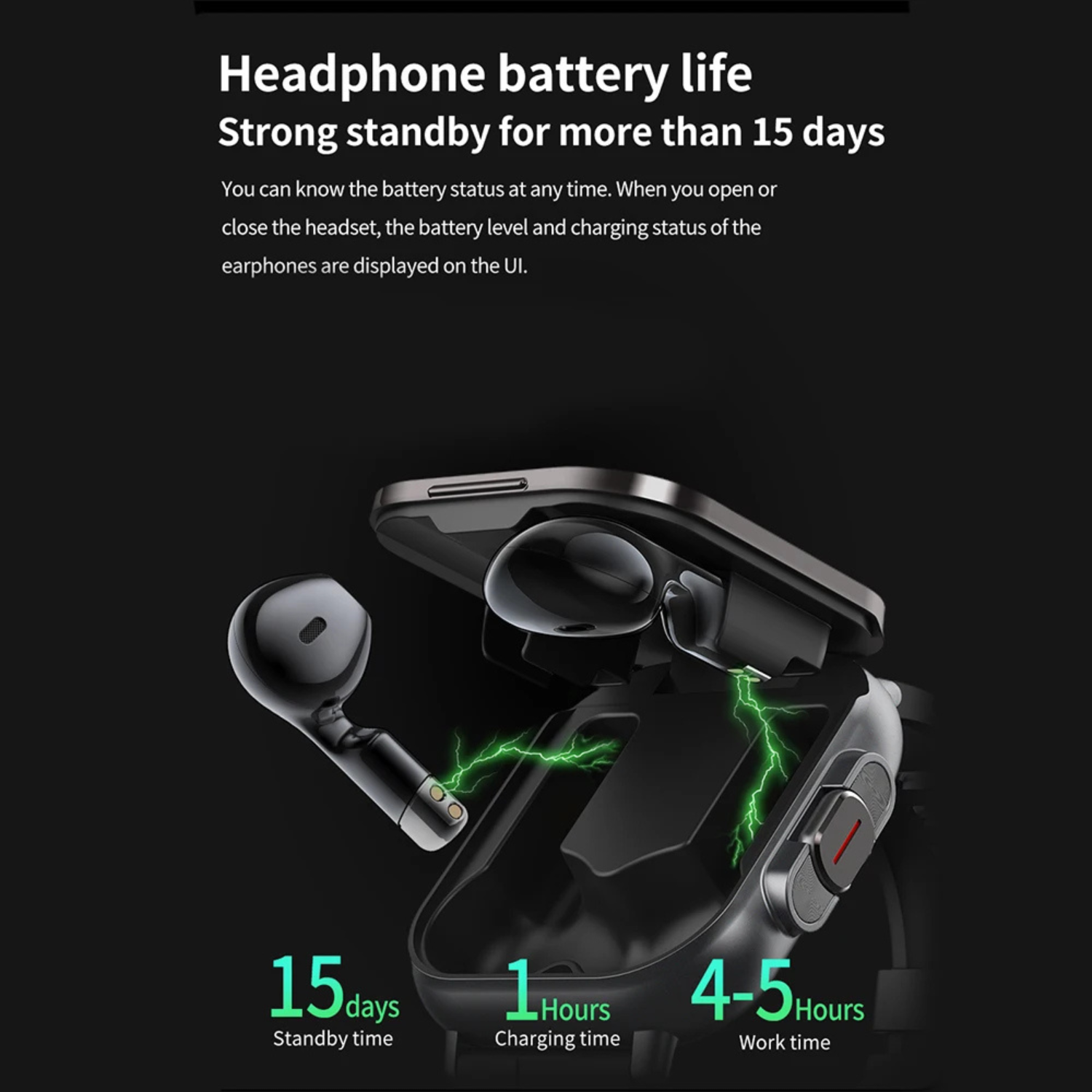 Smartwatch with Built-in Headphones
