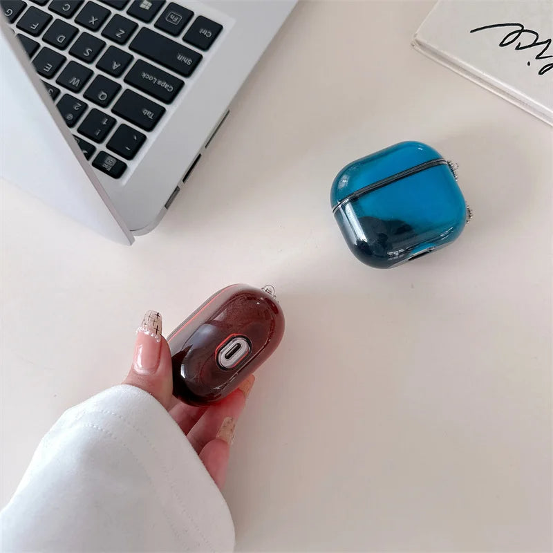 Glow-in-the-dark AirPods Case with Liquid Sand