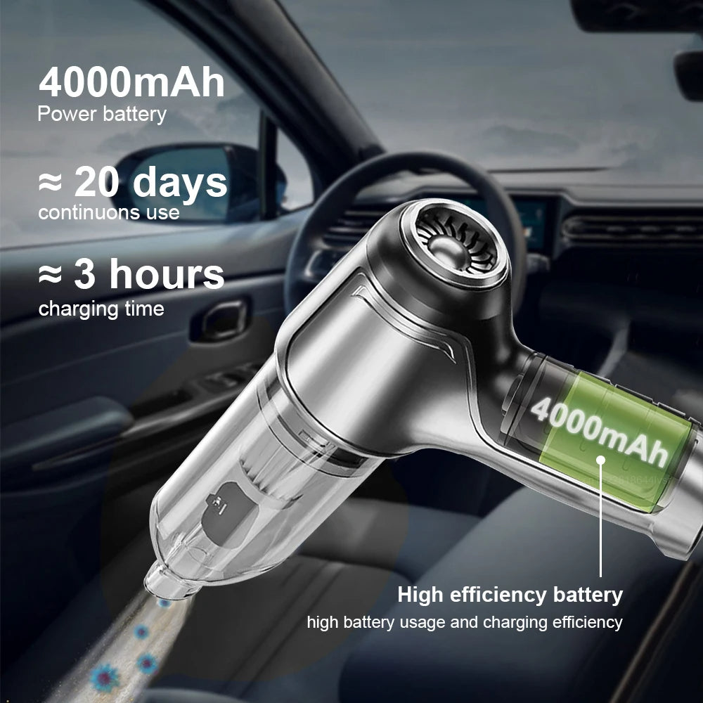 🚗 2-in-1 Car Vacuum Cleaner and Blower