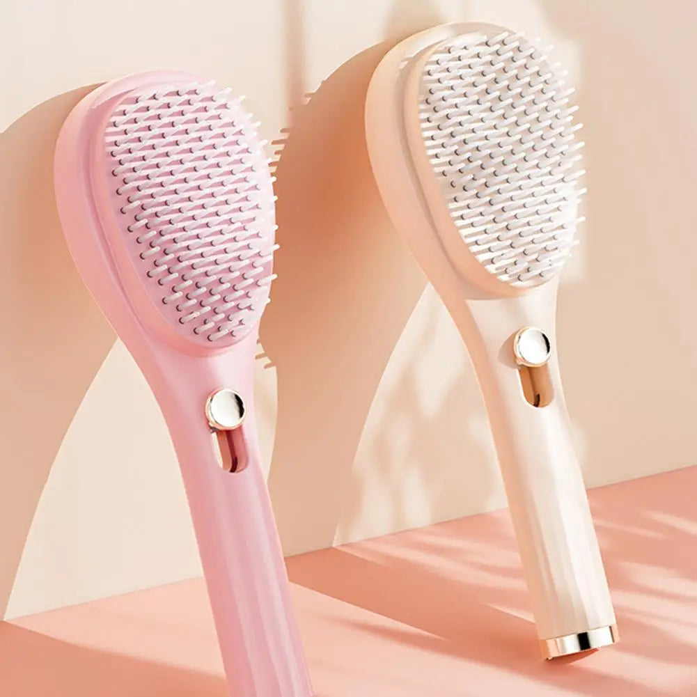 💆‍♀️ Telescopic Massage Brush with Automatic Cleaning