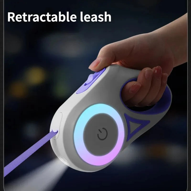 Automatic Luminous Dog Leash