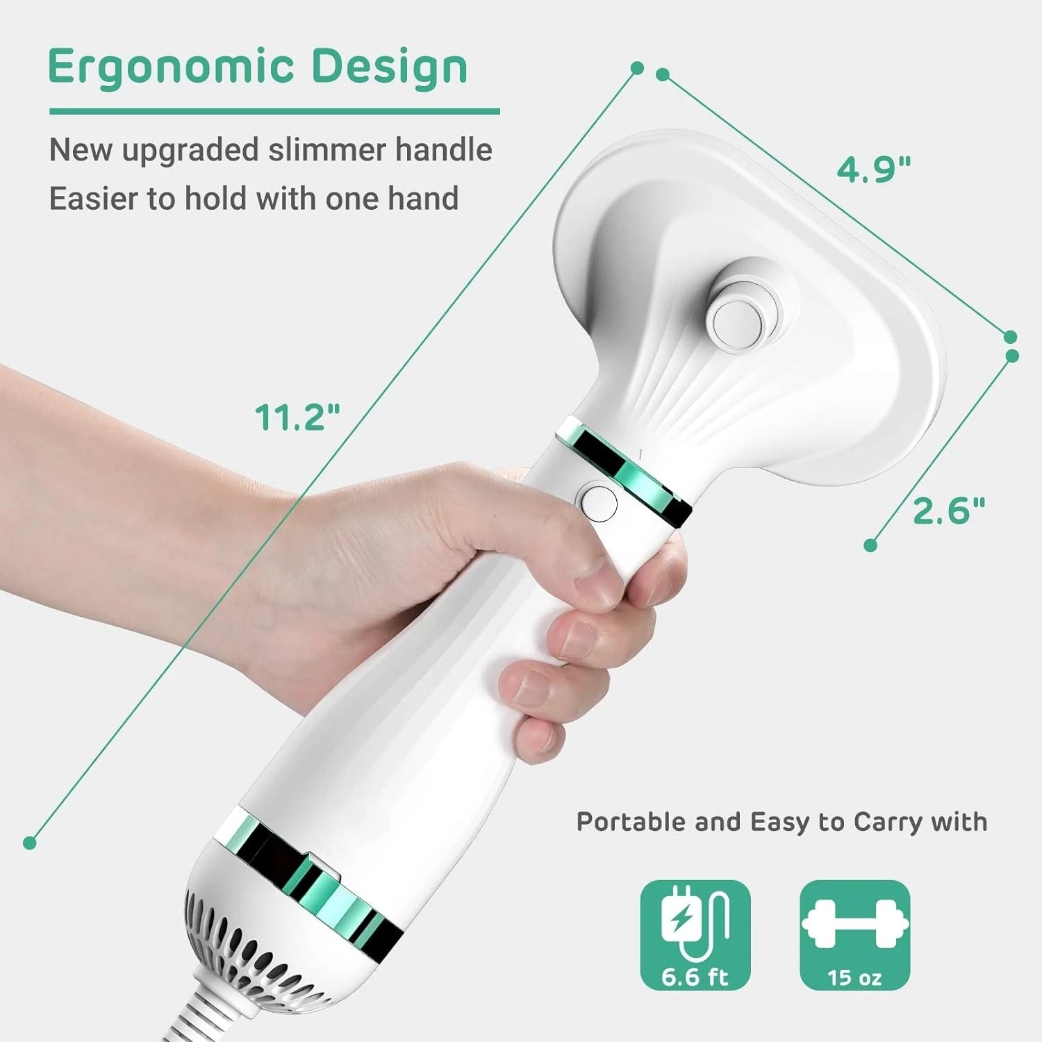 Electric Brush for Quick Drying of Dogs and Cats