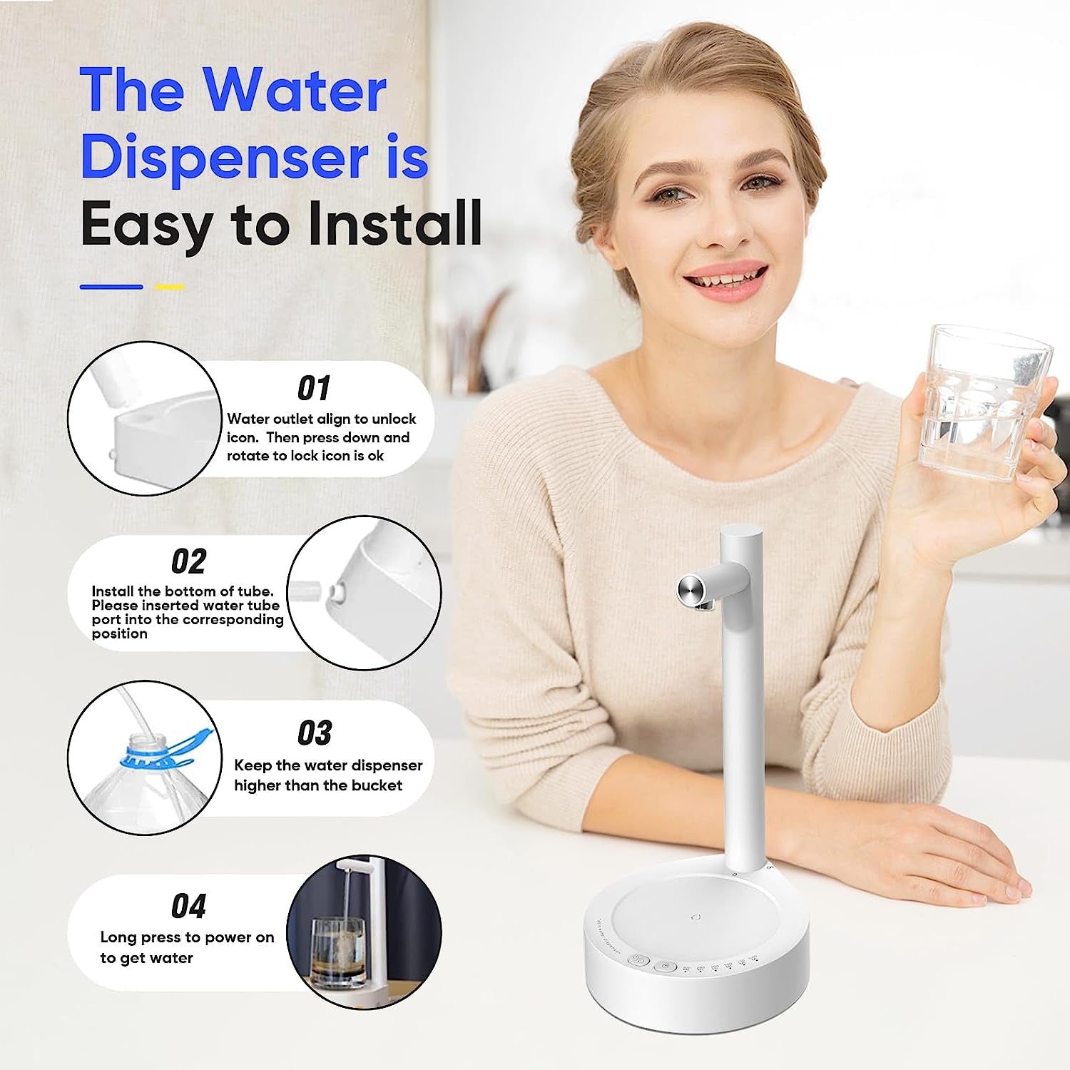Automatic Tabletop Water Dispenser