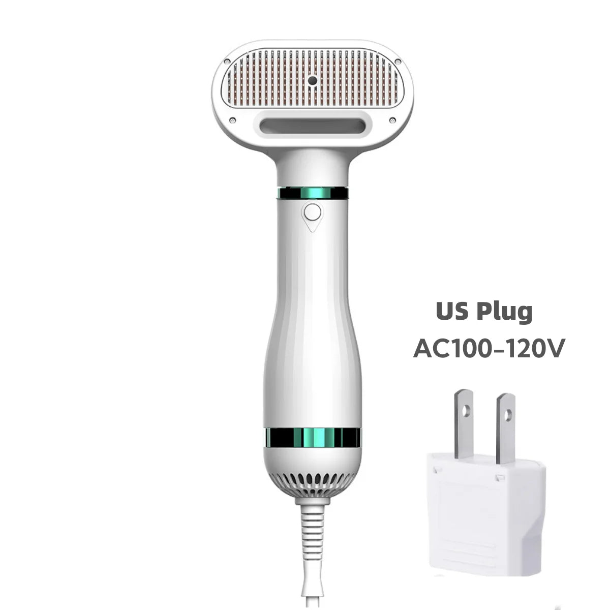 Electric Brush for Quick Drying of Dogs and Cats