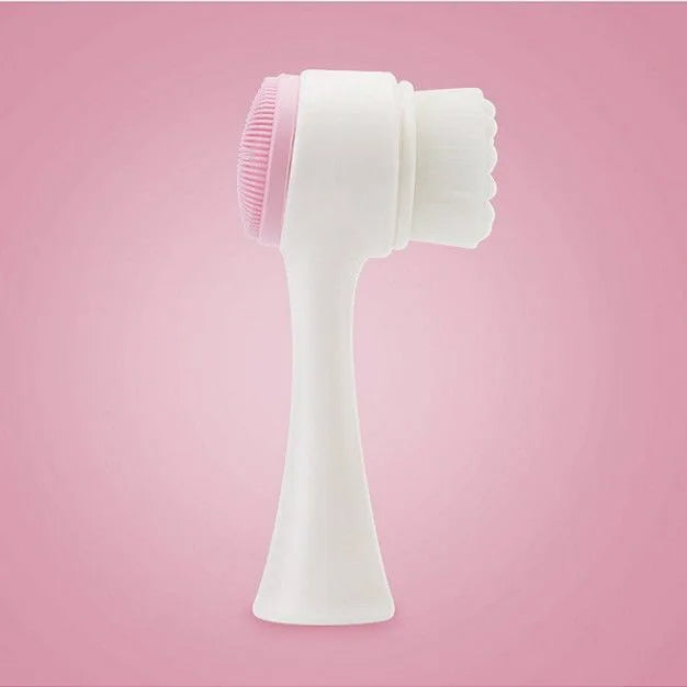 Spazzola Viso in Silicone e Setole 2-in-1