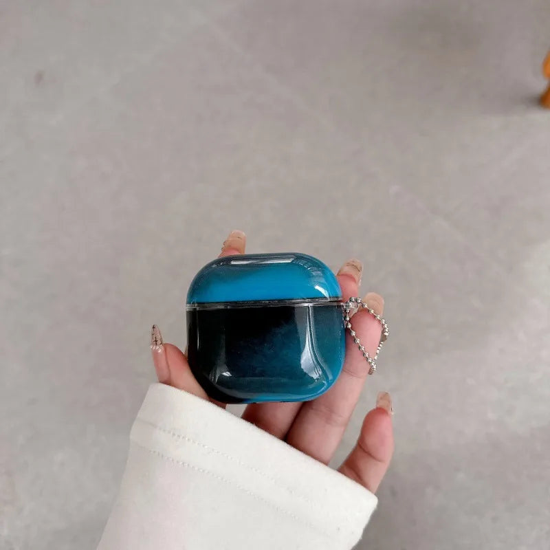 Glow-in-the-dark AirPods Case with Liquid Sand