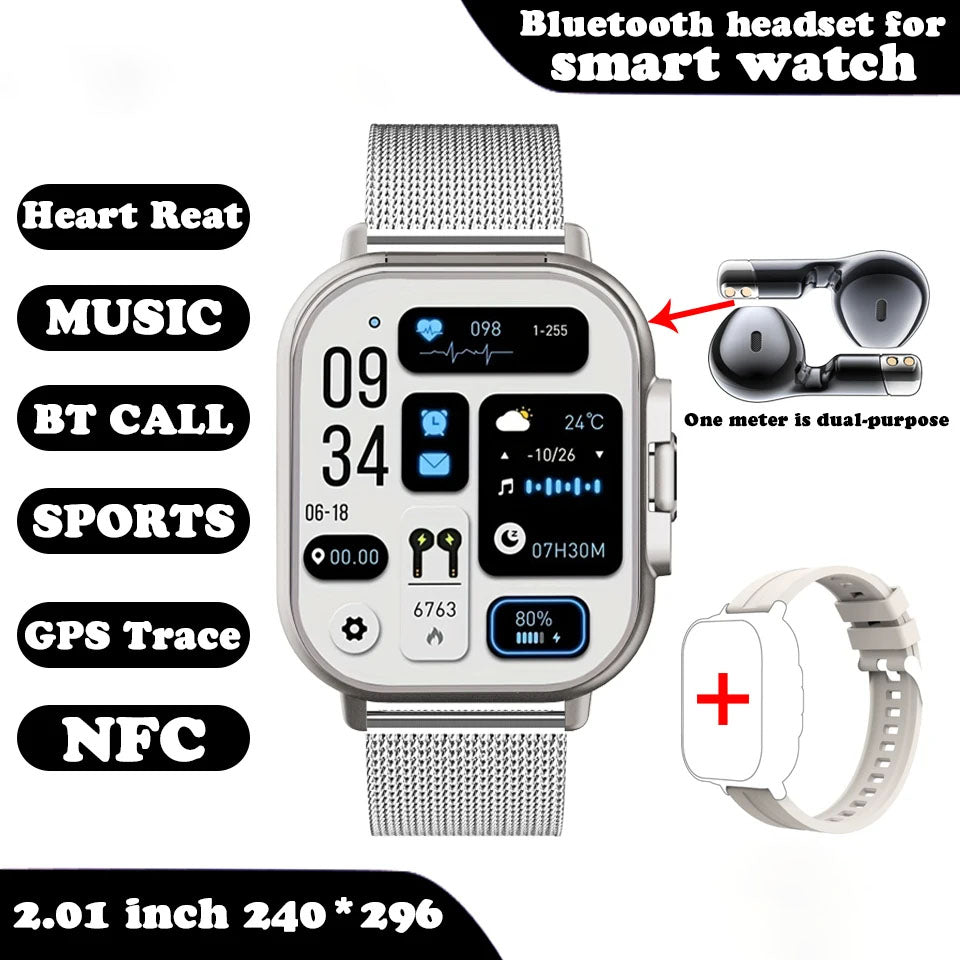 Smartwatch with Built-in Headphones