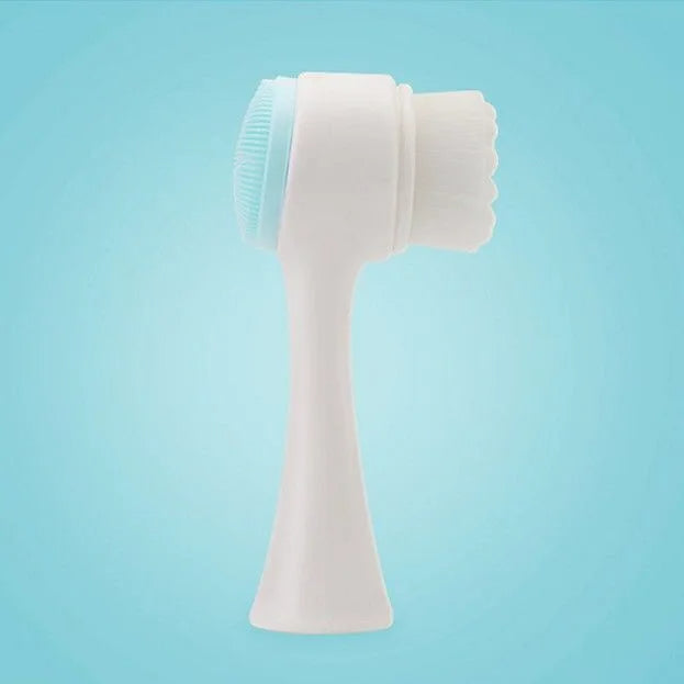 Spazzola Viso in Silicone e Setole 2-in-1